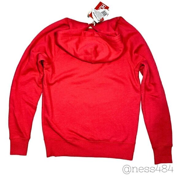 Unisex Homage Red ATL Falcons NFL/Guy Fieri's Flavortown Tri-Blen Pullover Small - Picture 2 of 4